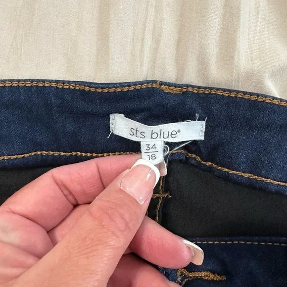 Dark Blue Denim Jeans - Picture 3 of 3